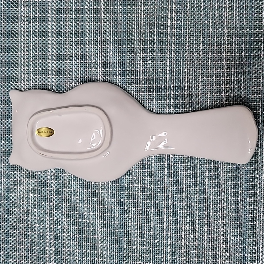 Spoonrest, Owl White NWT - Picture 2 of 7